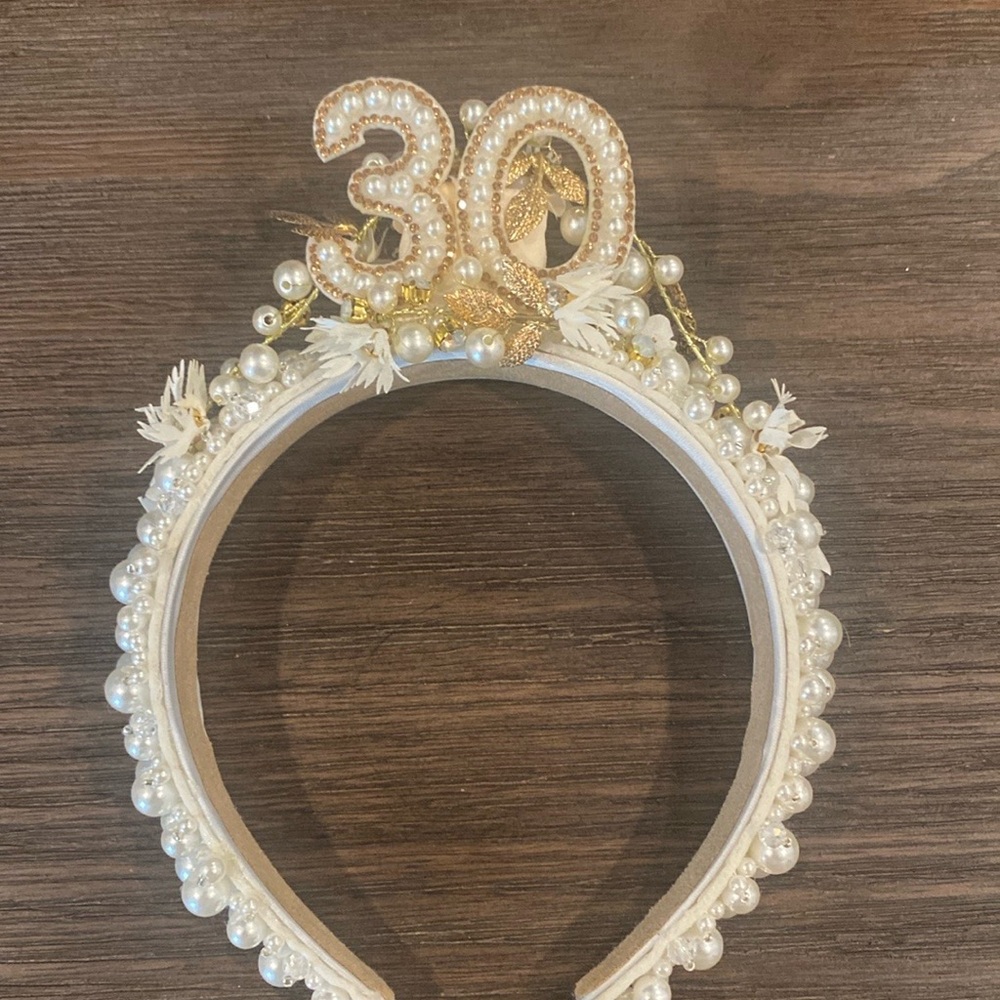 30th Birthday Headband